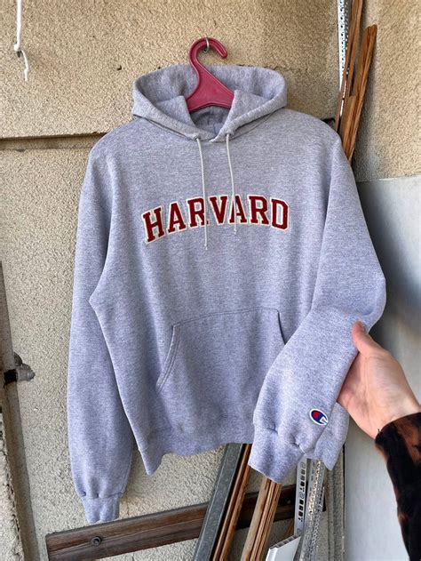 Vintage Vintage 90s Champion Harvard University Hoodie Sweatshirt Grailed