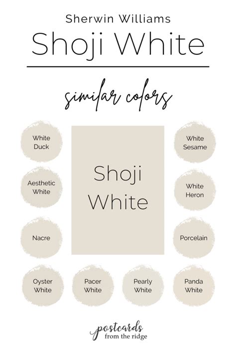 Sherwin Williams Shoji White Review Color Palettes Shoji White