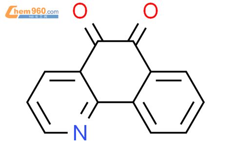 65938 98 9 benzo h quinoline 5 6 dione化学式结构式分子式mol 960化工网