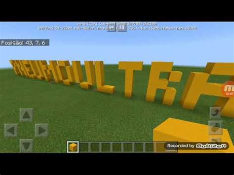 Escrevi A Maior Palavra Do Mundo No Minecraft YouTube