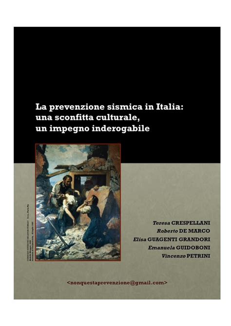 Pdf La Prevenzione Sismica Febbraio Geologia Strutturale