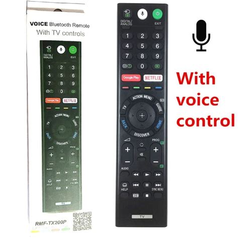 RMF TX200P New Voice Remote Control For Sony Bravia TV KD 75X9000E KD