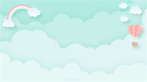 Aesthetic Pastel Cute PowerPoint Background - SlidesCorner