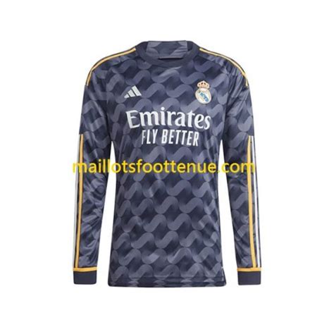 Maillot Tenue Real Madrid Exterieur 2023 2024 Manche Longue