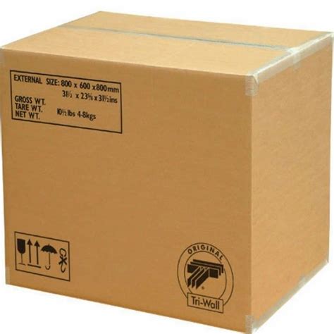 Brown 5 Ply Carton Packaging Box At Rs 20 Piece Regular Slotted