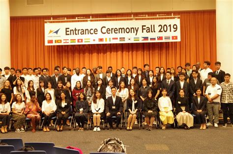 The Entrance Ceremony Ay Hosei University Global Mba In English