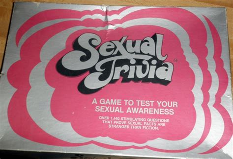 Sexual Trivia A Game To Test Your Sexual Awareness Contemporary Manufacture