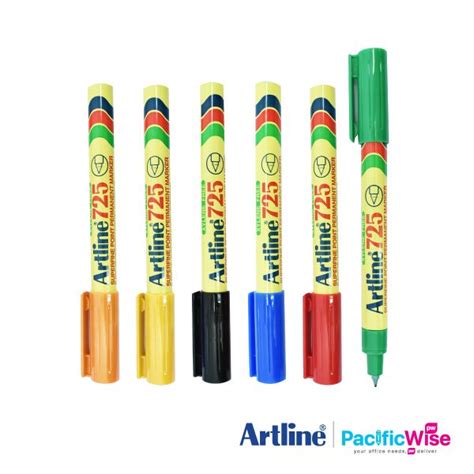 Artline Permanent Marker Penanda Kekal Writing Pen 725 0 4mm Buy