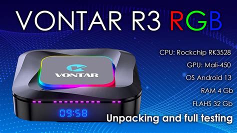 Vontar R Rgb Tv Box Unpacking And Full Testing Youtube