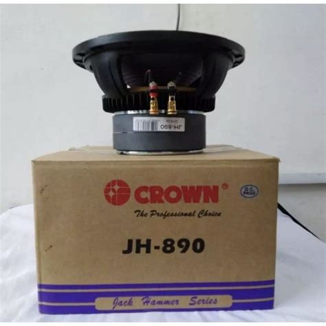 Crown Jh Inch Watts Dual Magnet Instrumental Speaker Shopee