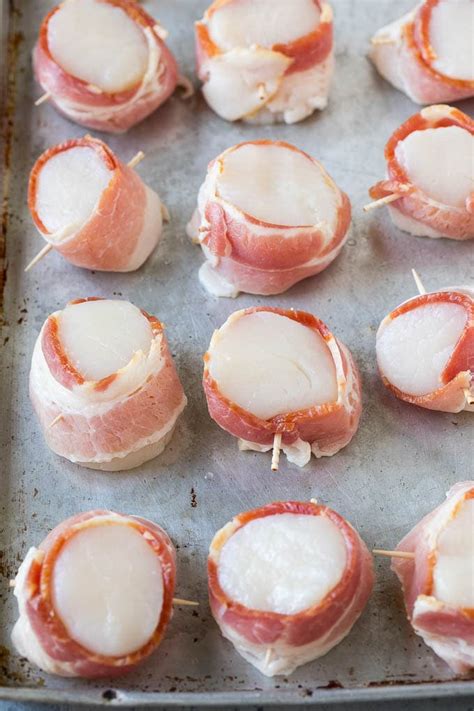 Oven Baked Scallops Wrapped In Bacon Recipe Bryont Blog