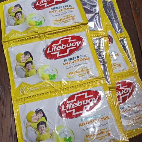 Jual Lifebuoy Shampo Shampoo Renceng Isi Pasang Sachet Shopee