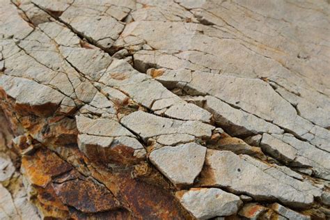 Textura De Pedra Rachada Assoalho De Pedra Antigo Parede Quebras