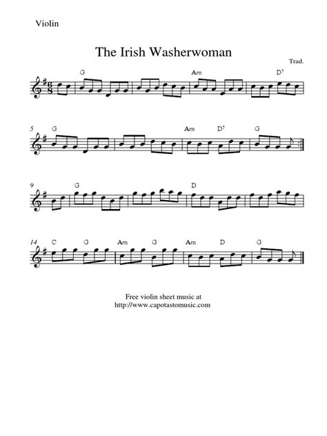 The Irish Washerwoman Violinpdf