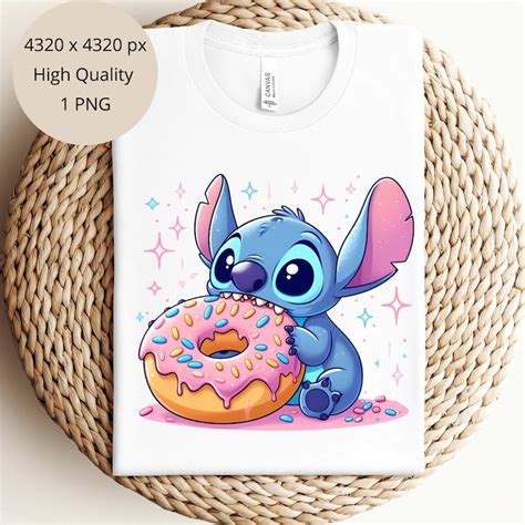 1 PNG Cute Stitch Donuts Images Clipart Fichier PNG De Conception