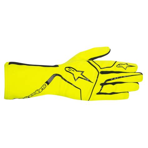 Alpinestars Tech 1 K Race Karting Gloves In Fluo Yellow From Merlin