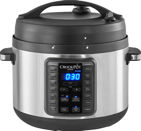 Best Buy Crock Pot 10qt Digital Multi Cooker Stainless Steel 2097588