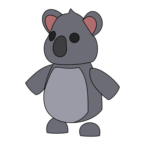 Adopt Me Koala Coloring Page From Roblox - Drawing Gallery