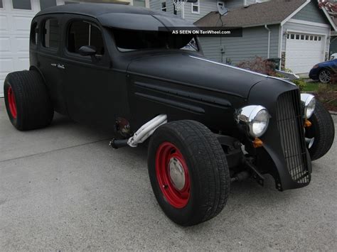 1936 Chevy V8 Suicide Ratrod Fulton Visors Kool Kustom Rat Hotrod 36 32 37 Px