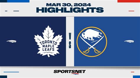 Nhl Highlights Maple Leafs Vs Sabres March Youtube