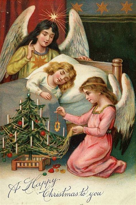 Free Vintage Christmas Angel Cards Hubpages