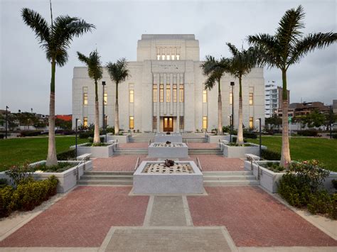 Lima Peru Los Olivos Temple Opens To The Media