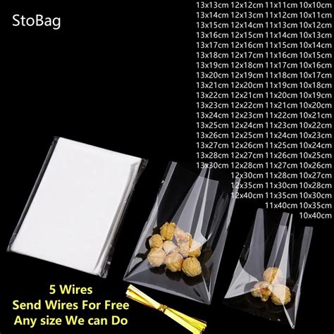 Stobag Opp Open Transparent Plastic Bag Cellophane Self Adhesive