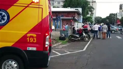 Motociclista Fica Ferido Ao Se Envolver Em Acidente Na Rua Recife No