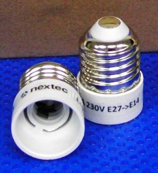 Adapter Von E27 Auf Sockel E14 Kunststoff LichtED De LED Lampen Und