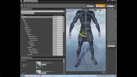 Blender Ue4 Character Rig Option 01a Youtube