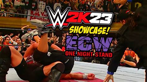 WWE 2K23 John Cena Showcase Mode ECW ONE NIGHT STAND YouTube