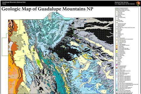 Guadalupe Mountains National Park Map