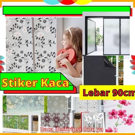 Jual STIKER STICKER KACA WALLPAPER WALPAPER PINTU JENDELA KAMAR MANDI