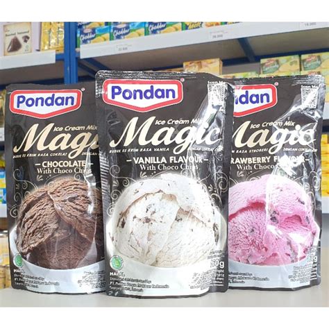 Jual Pondan Ice Cream With Choco Chips All Varian Gr Shopee Indonesia