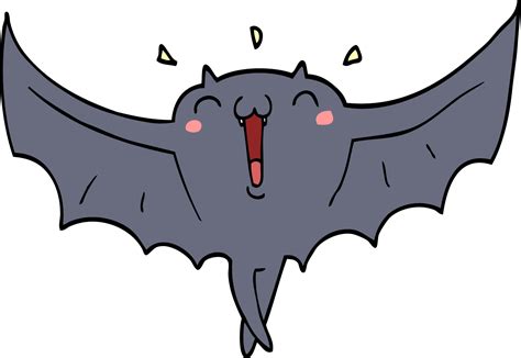 cartoon happy vampire bat 12136954 Vector Art at Vecteezy