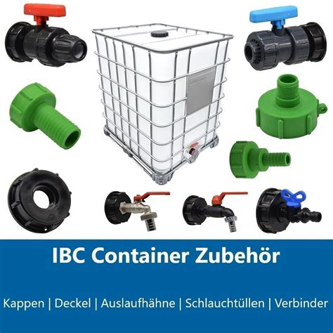 Ibc Container Adapter Zubeh R Kappe Deckel Auslaufhahn Wasserhahn Geka