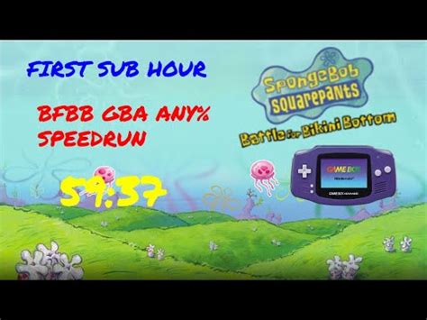 SpongeBob SquarePants Battle For Bikini Bottom GBA Any Speedrun In Under 1 Hour 59 37 WR