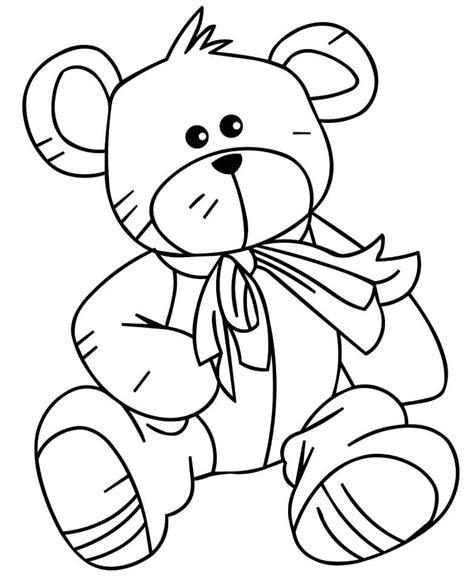 Coloriage Nounours Gratuit Télécharger Et Imprimer Gratuit Sur