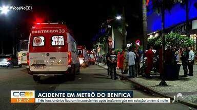 Cetv Edi O Fortaleza Acidente Em Metr Deixa Tr S Funcion Rios