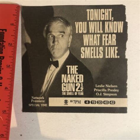 Naked Gun Tv Guide Print Ad Leslie Nielsen TPA Other