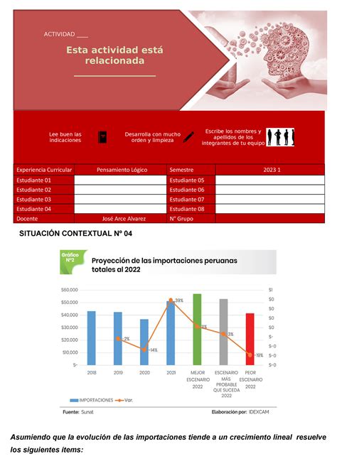 Formato De Informe N Lee Buen Las Indicaciones Desarrolla Con