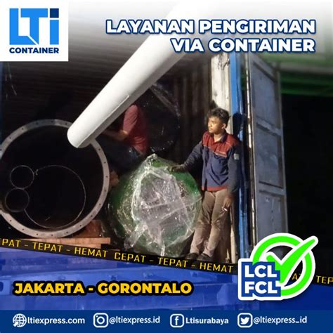 Biaya Ekspedisi Container Jakarta Gorontalo Murah Lti Container