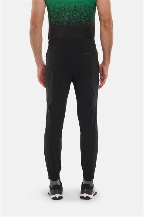 Tech Pants Heroes By Hydrogen Black Green Hydrogen Luxury Sportwear