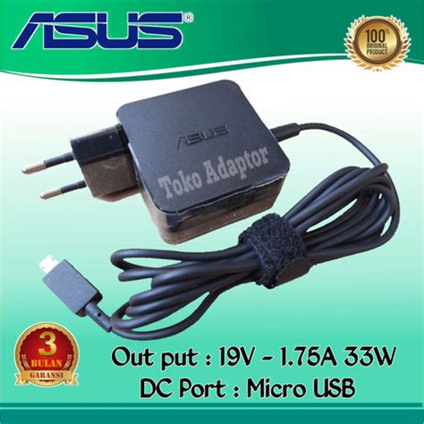 Jual Adaptor Charger Casan Laptop Asus E202sa E202s E202 19v 175a Original Jakarta Barat