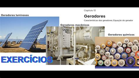 Geradores El Tricosas No Circuito Esquematizado Na Figura O