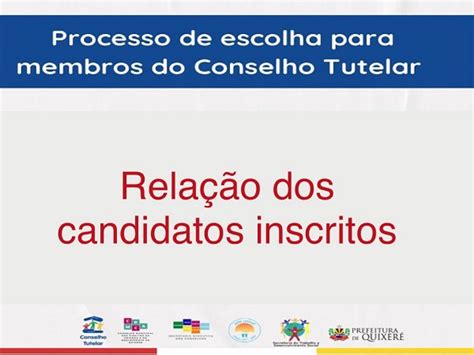 Rela O Dos Candidatos Inscritos Deferidos E Indeferidos No Processo