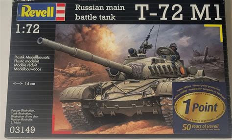 Revell T-72 M1 Russian Main Battle Tank 1/72 LP - Charlies Plastic Models