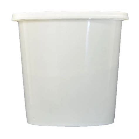 White Round Ml Plastic Food Container At Rs Piece In Surat Id