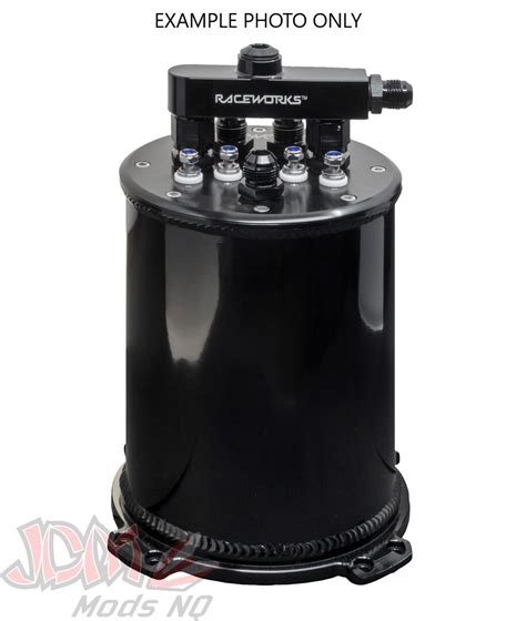 Raceworks Twin Pump Surge Tank 28l Suits 39mm 40mm Intank Pumps