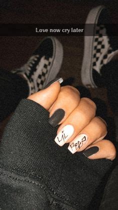 Ideias De Nails Lil Peep Unhas Coloridas Unhas Desenhadas Unhas